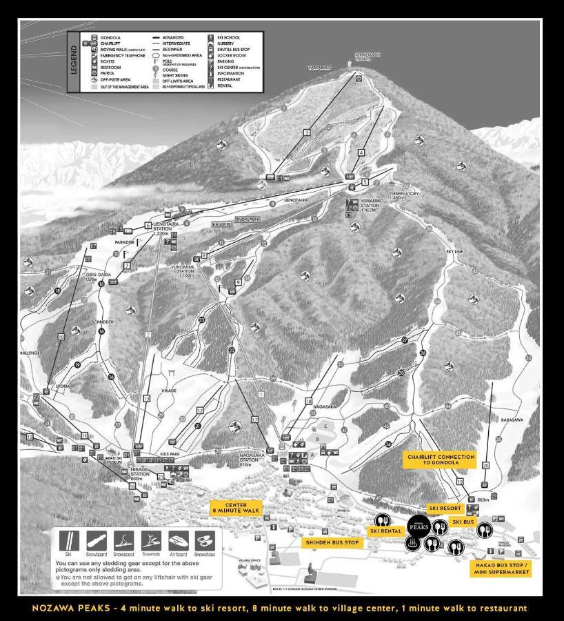 Nozawa Peaks Villa Exterior foto